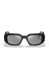 Prada 17WS Nero Grigio Chiaro Specchiato Argento